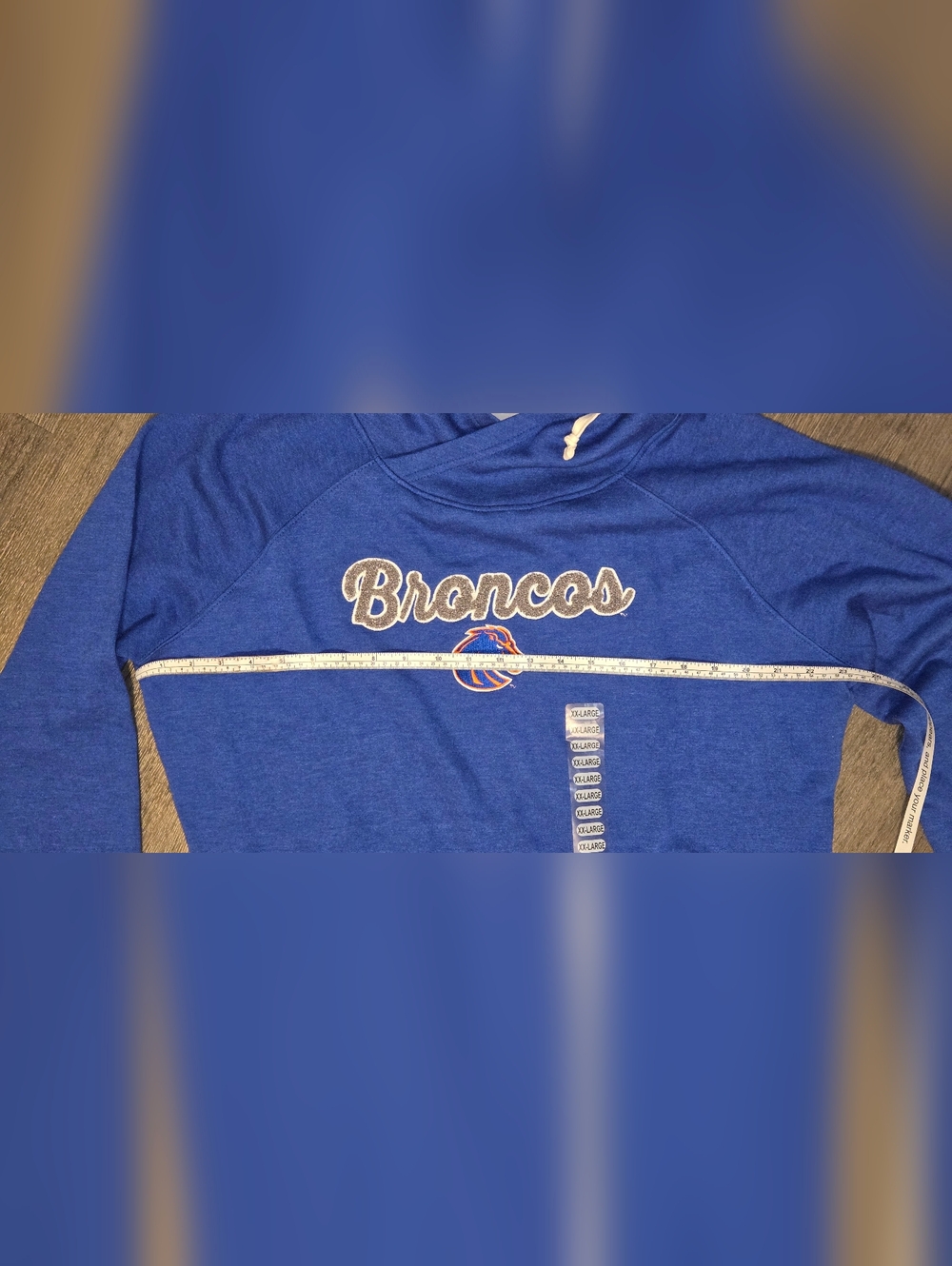 Boise State Broncos Hoodie Women’s XXL Blue NCAA Official Licensed Pullover NEW” - Picture 5 of 13